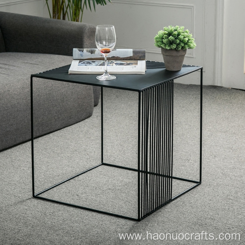 Unique iron Small Square Table for Sitting Room